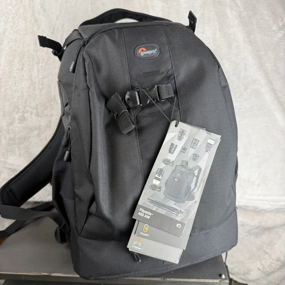 Lowepro Flipside 400 AW Camera Backpack Black Professional DSLR Bag NWT RARE